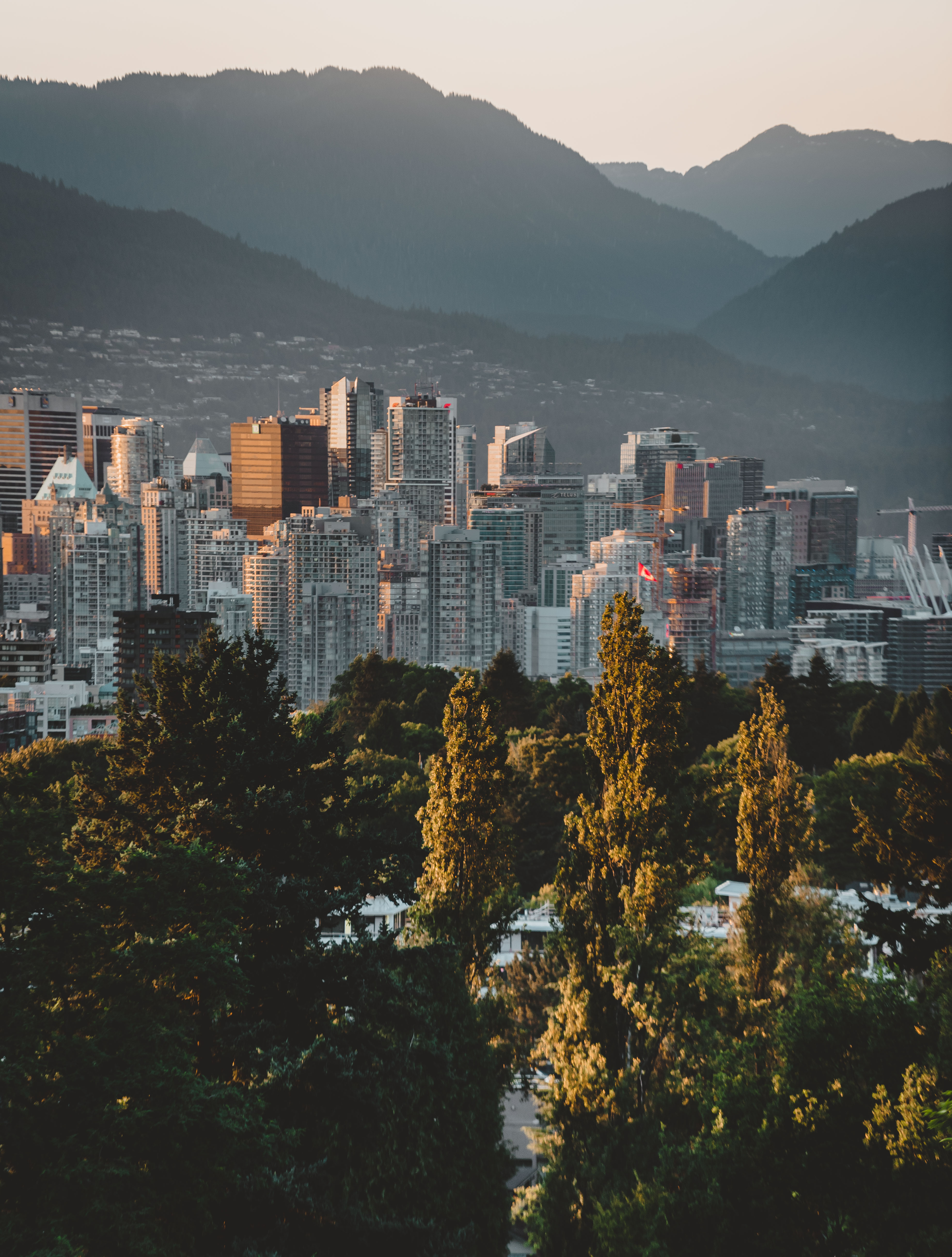 View of downtown Vancouver from Seasons in the Park