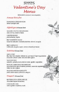 valentines day menus 2025 westchester ny